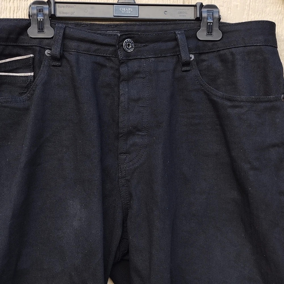 Cult of Individuality Logan Short Jean Shorts Men 38 Black Raw Hem Button Fly - Picture 3 of 11